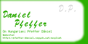 daniel pfeffer business card