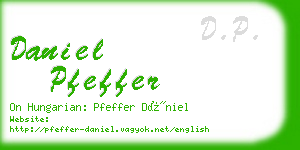 daniel pfeffer business card